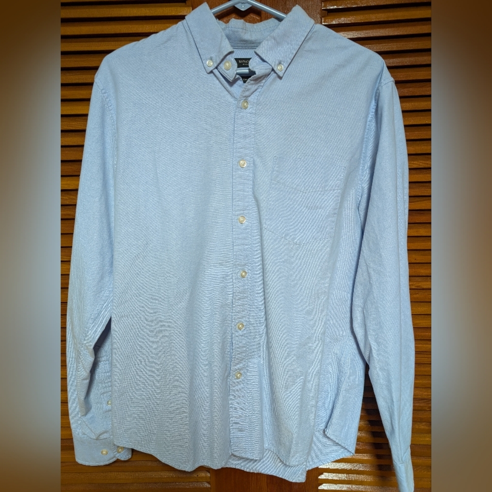 Banana Republic Oxford Cloth Button Down Slim Fit